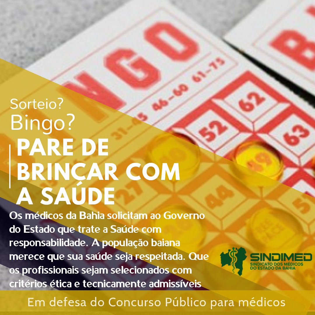 A Saúde precisa ser valorizada e tratada com seriedade. A população e os médicos merecem um tratamento digno. #emdefesadasaude #baianos #Bahia #médicosdaBahia #SIndimedba