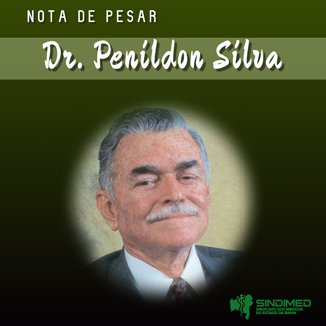 É com pesar que Sindicato dos Médicos do Estado da Bahia informa a morte do Dr. Penildon Silva, aos 98 anos de idade. Mestre querido de muitos médicos do nosso estado, ele foi professor titular de Farmacologia na UFBA.