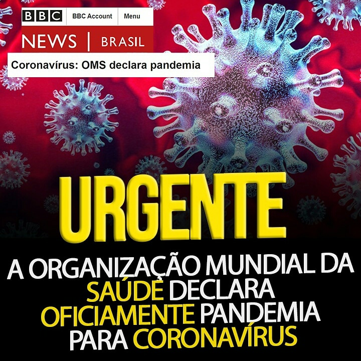 OMs declara oficialmente pandemia para coronavírus
