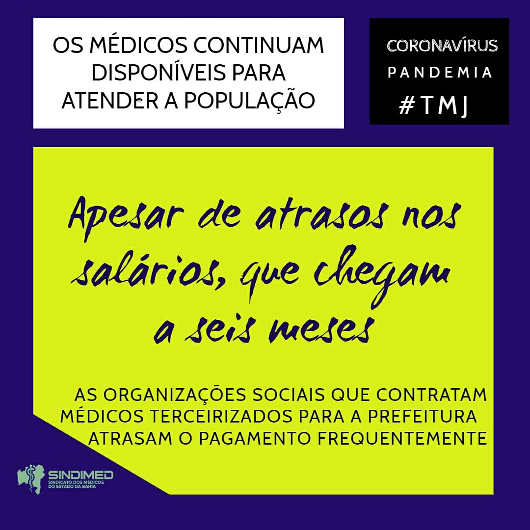 #coronavirus #coronavirusbahia #coronavirusbrasil #médicosdabahia #sindimedba